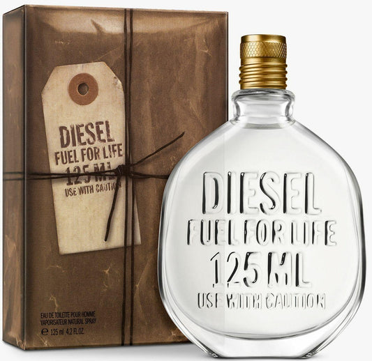 DIESEL FUEL FOR LIFE 4.2 EAU DE TOILETTE SPRAY FOR MEN.