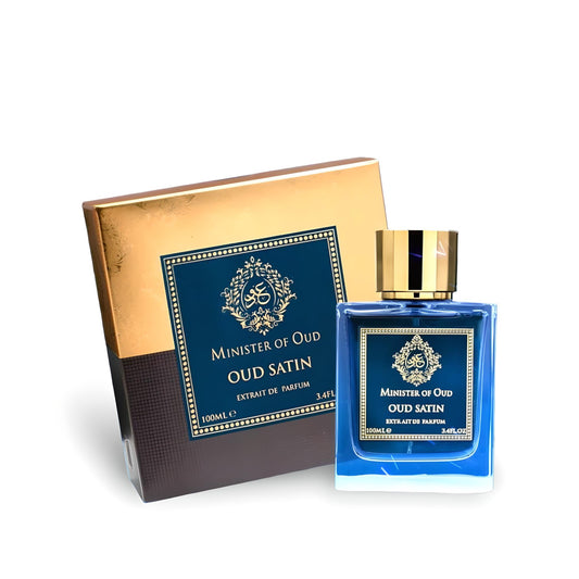 FRAGRANCE WORLD MINISTER OF OUD OUD SATIN 3.4 EXTRAIT DE PARFUM SPRAY