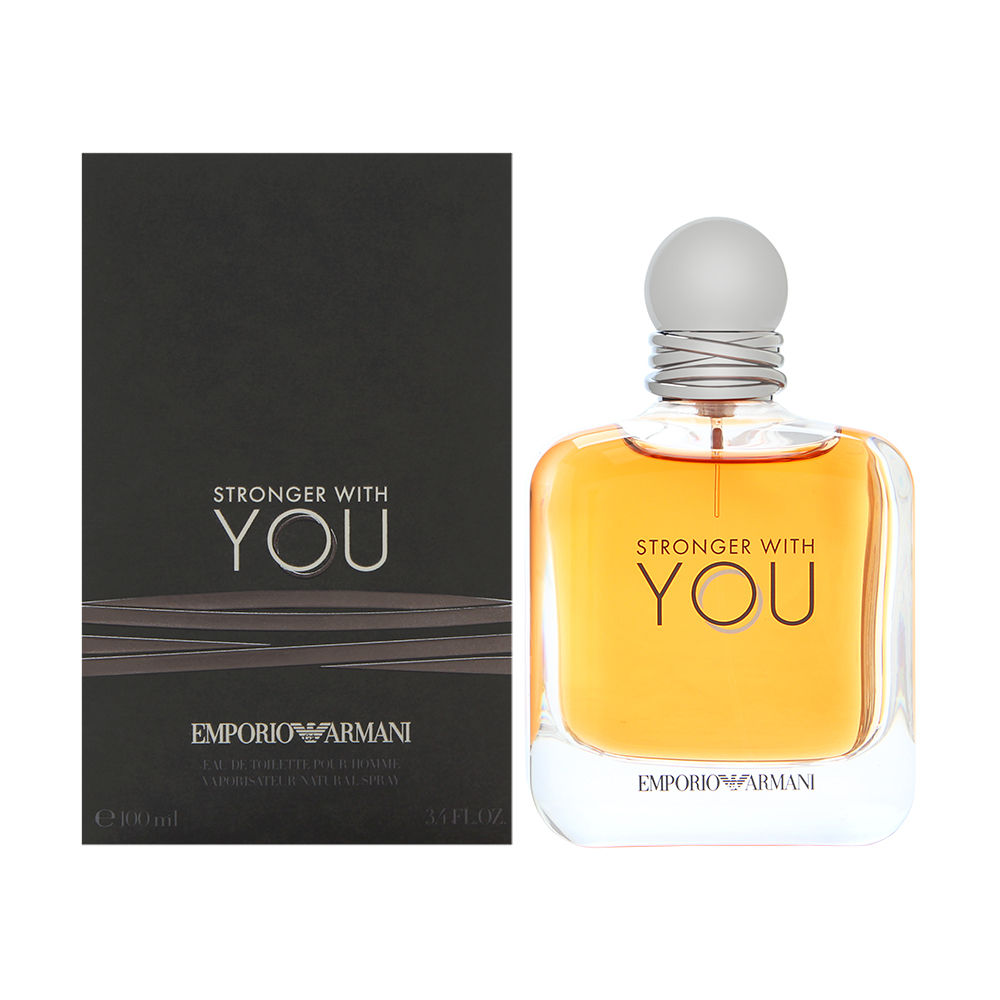 ARMANI EMPORIO STRONGER WITH YOU 3.4 EAU DE TOILETTE SPRAY FOR MEN