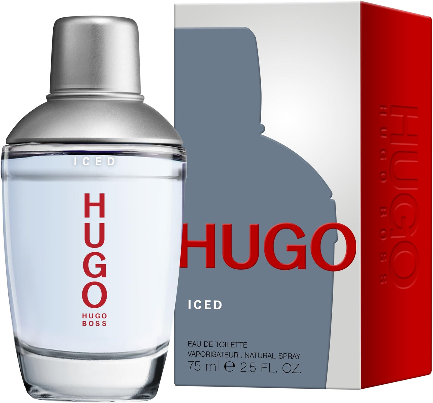 HUGO BOSS ICED 2.5 EAU DE TOILETTE SPRAY FOR MEN.