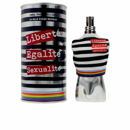 JEAN PAUL GAULTIER LE MALE PRIDE EDITION 4.2 EAU DE TOILETTE SPRAY FOR MEN.