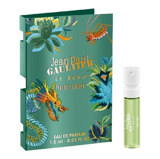 JEAN PAUL GAULTIER LE BEAU PARADISE GARDEN 0.05 EAU DE PARFUM VIAL SPRAY FOR MEN