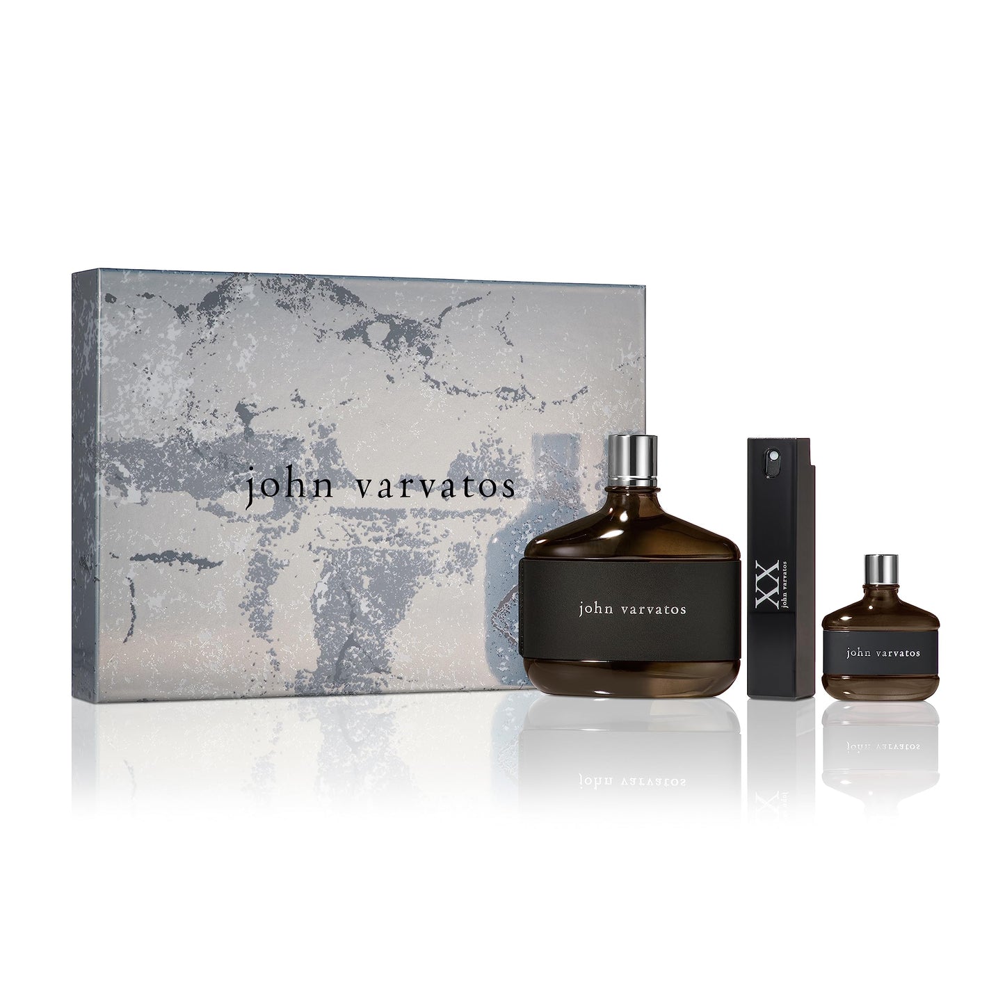 JOHN VARVATOS 3 PCS SET FOR MEN: 4.2 EAU DE TOILETTE SPRAY + XX 0.57 EAU DE TOILETTE SPRAY + 0.5 EAU DE TOILETTE