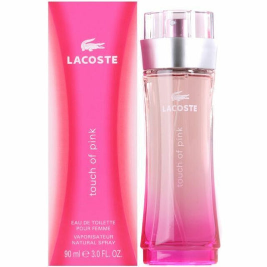 LACOSTE TOUCH OF PINK 3 OZ EAU DE TOILETTE SPRAY FOR WOMEN