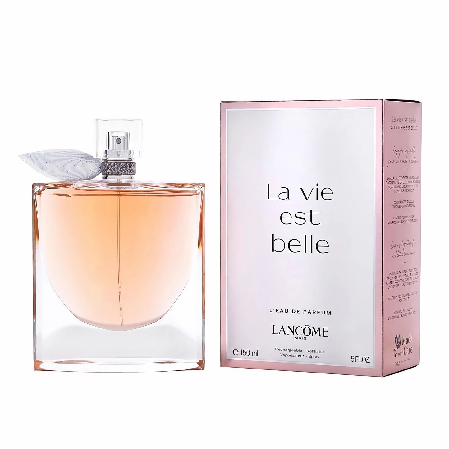 LANCOME LA VIE EST BELLE 5 OZ L'EAU DE PARFUM SPRAY REFILLABLE FOR WOMEN