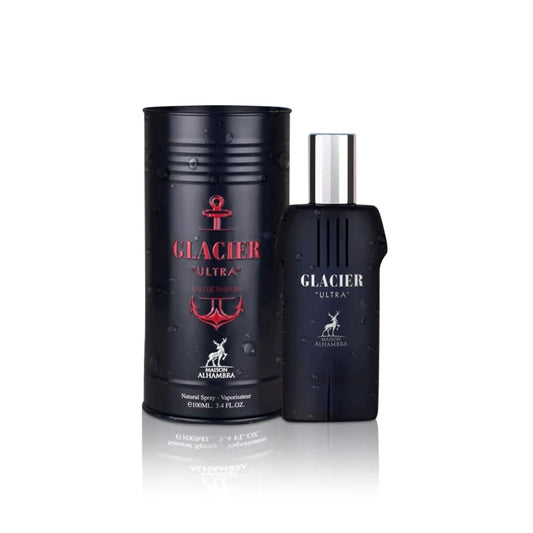 ALHAMBRA GLACIER ULTRA 3.4 EAU DE PARFUM SPRAY FOR MEN.