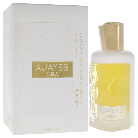 LATTAFA AJAYEB DUBAI PORTRAIT 3.4 EAU DE PARFUM SPRAY