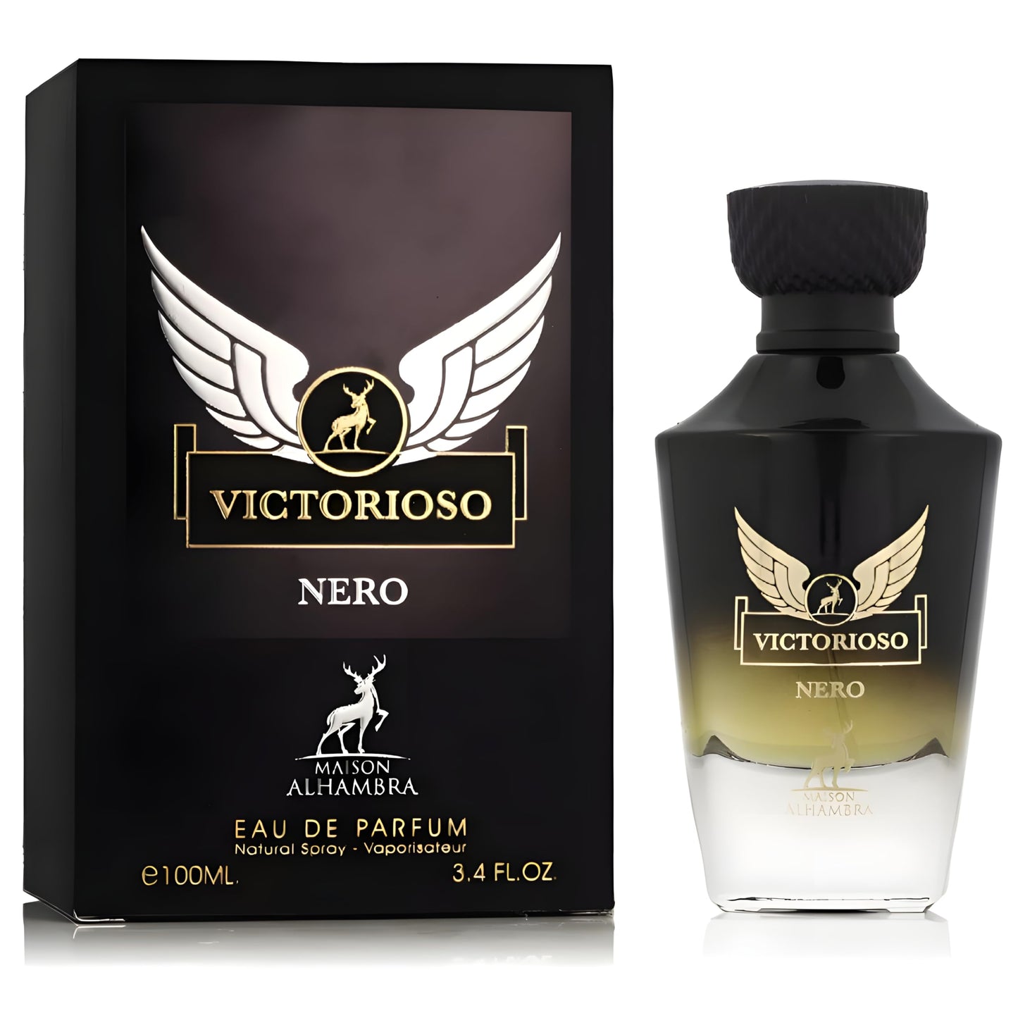 ALHAMBRA VICTORIOSO NERO 3.4 EAU DE PARFUM SPRAY FOR MEN