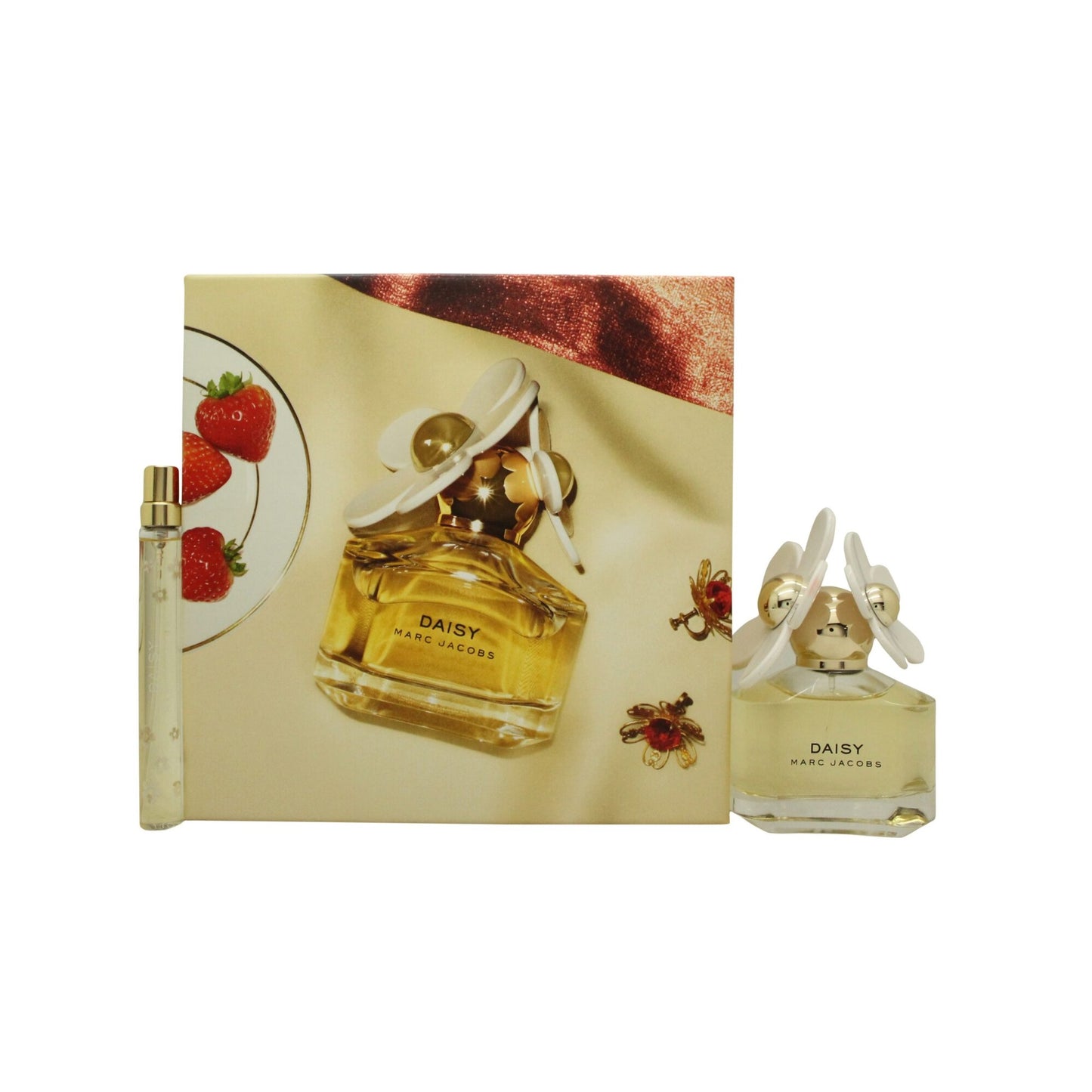 MARC JACOBS DAISY 2 PCS SET: 1.6 EAU DE TOILETTE SPRAY + 0.33 EAU DE TOILETTE SPRAY (HARD)