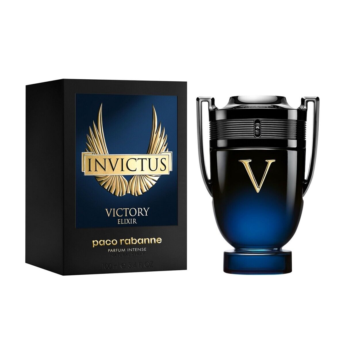 PACO RABANNE INVICTUS VICTORY ELIXIR 3.4 PARFUM INTENSE SPRAY FOR MEN